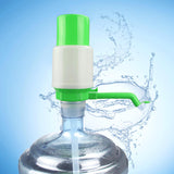 Maxbell Universal Drinking Dispenser Hand Press Water Bottle Pump for Kitchen Hiking Green