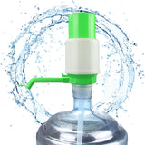Maxbell Universal Drinking Dispenser Hand Press Water Bottle Pump for Kitchen Hiking Green