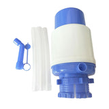 Maxbell Universal Drinking Dispenser Hand Press Water Bottle Pump for Kitchen Hiking Blue