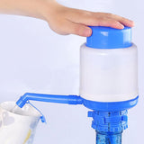 Maxbell Universal Drinking Dispenser Hand Press Water Bottle Pump for Kitchen Hiking Blue