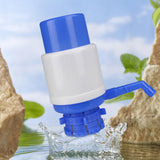 Maxbell Universal Drinking Dispenser Hand Press Water Bottle Pump for Kitchen Hiking Blue