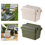 Maxbell Outdoor Storage Box Camping Travel Hiking Barbecue BBQ Car Trunk Organizer Beige