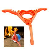 Maxbell Gas Tank Bracket Canister Stand Camping Holder Fishing Cooking Hiking Orange