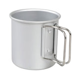 Maxbell Coffee Mug Camping Mug Foldable Handle 0.3L Lightweight for Touring Trips Silver