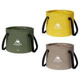 Maxbell Outdoor Water Container Multifunctional Ice Bucket Round for Camping Hiking 20L Yellow