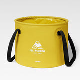 Maxbell Outdoor Water Container Multifunctional Ice Bucket Round for Camping Hiking 20L Yellow