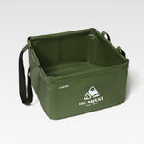 Maxbell Outdoor Water Container Carrier with Handle for Camping Hiking Fishing 15L Green