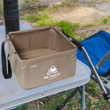 Maxbell Outdoor Water Container Carrier with Handle for Camping Hiking Fishing 15L Coffee