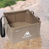 Maxbell Outdoor Water Container Carrier with Handle for Camping Hiking Fishing 15L Coffee