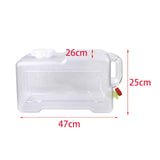 Maxbell 22L Water Bucket Container Gadget Lightweight Reusable for BBQ Travel Picnic