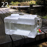 Maxbell 22L Water Bucket Container Gadget Lightweight Reusable for BBQ Travel Picnic