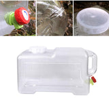 Maxbell 5L Transparent Portable water Storage Barrel Water Tank Container