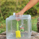 Maxbell 5L Transparent Portable water Storage Barrel Water Tank Container