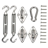 Maxbell Sun Shade Sail Hardware Kit Fixing Accessories Sun Canopy Backpacking Pool
