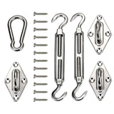 Maxbell Sun Shade Sail Hardware Kit Fixing Accessories Sun Canopy Backpacking Pool