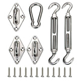 Maxbell Sun Shade Sail Hardware Kit Fixing Accessories Sun Canopy Backpacking Pool
