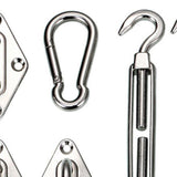 Maxbell Sun Shade Sail Hardware Kit Fixing Accessories Sun Canopy Backpacking Pool