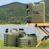 Maxbell Water Container with Faucet Water Jug Water Storage for BBQ Picnic Survival 11L