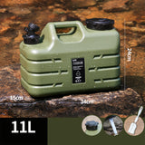 Maxbell Water Container with Faucet Water Jug Water Storage for BBQ Picnic Survival 11L