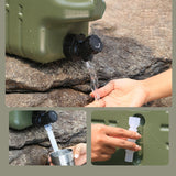 Maxbell Water Container with Faucet Water Jug Water Storage for BBQ Picnic Survival 11L