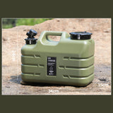 Maxbell Water Container with Faucet Water Jug Water Storage for BBQ Picnic Survival 11L