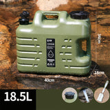 Maxbell Water Container with Faucet Water Jug Water Storage for BBQ Picnic Survival 18L