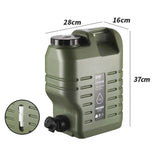 Maxbell Water Container with Faucet Water Jug Water Storage for BBQ Picnic Survival 12L