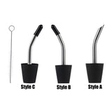 Maxbell Kettle Extension Nozzle Stainless Steel Dustproof for Hiking Camping style A