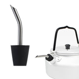 Maxbell Kettle Extension Nozzle Stainless Steel Dustproof for Hiking Camping style A