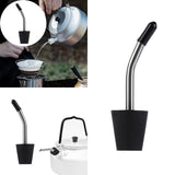 Maxbell Kettle Extension Nozzle Stainless Steel Dustproof for Hiking Camping style B