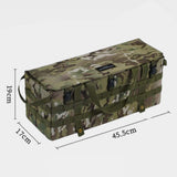 Maxbell Armrest Side Organizer Outdoor Multi Pockets Camping Table Storage Bag Green Multicolor