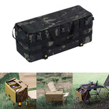 Maxbell Armrest Side Organizer Outdoor Multi Pockets Camping Table Storage Bag Black Multicolor