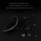 Maxbell Outdoor Goggles Glasses Adjustable Straps Unisex Eye Protection for Camping Black