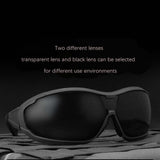 Maxbell Outdoor Goggles Glasses Adjustable Straps Unisex Eye Protection for Camping Black