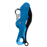 Maxbell Outdoor Rock Climbing Descender Self Braking Rappelling Gear for Downhill Blue