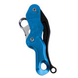 Maxbell Outdoor Rock Climbing Descender Self Braking Rappelling Gear for Downhill Blue