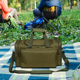 Maxbell Barbecue Tool Storage Bag Built in Compartment with Handles for Travel Grill