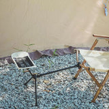 Maxbell Folding Chair Footrest Retractable Feet Legs Rest for Outdoor Camping Picnic beige