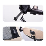 Maxbell Folding Chair Footrest Retractable Feet Legs Rest for Outdoor Camping Picnic beige