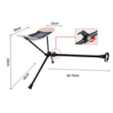 Maxbell Folding Chair Footrest Retractable Feet Legs Rest for Outdoor Camping Picnic beige