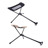 Maxbell Folding Chair Footrest Retractable Feet Legs Rest for Outdoor Camping Picnic beige