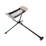 Maxbell Folding Chair Footrest Retractable Feet Legs Rest for Outdoor Camping Picnic beige