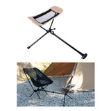 Maxbell Folding Chair Footrest Retractable Feet Legs Rest for Outdoor Camping Picnic beige