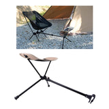 Maxbell Folding Chair Footrest Retractable Feet Legs Rest for Outdoor Camping Picnic beige