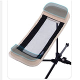 Maxbell Folding Chair Footrest Retractable Feet Legs Rest for Outdoor Camping Picnic beige