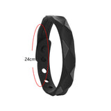 Maxbell Wristband Anti Static Silicone Silica Bracelet Indoor Exercises Yoga Black