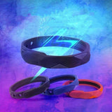 Maxbell Wristband Anti Static Silicone Silica Bracelet Indoor Exercises Yoga Black