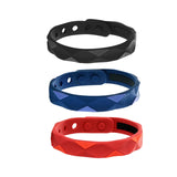 Maxbell Wristband Anti Static Silicone Silica Bracelet Indoor Exercises Yoga Black