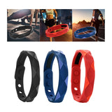 Maxbell Wristband Anti Static Silicone Silica Bracelet Indoor Exercises Yoga Black