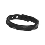 Maxbell Wristband Anti Static Silicone Silica Bracelet Indoor Exercises Yoga Black